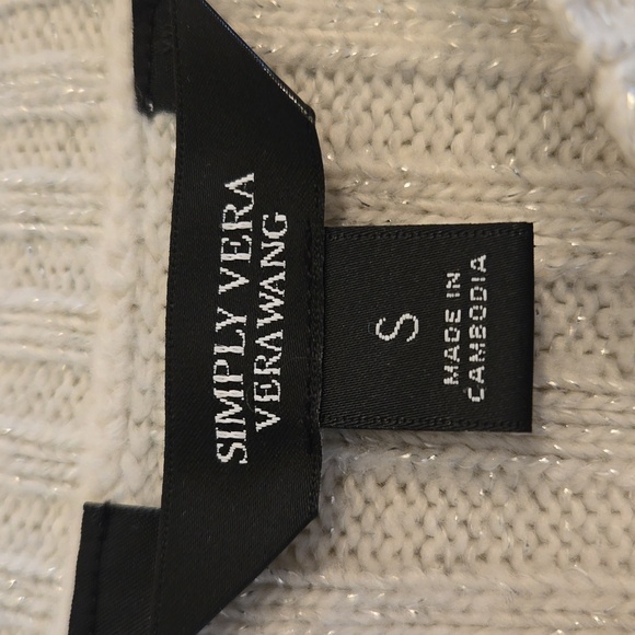 Simply Vera by Vera Wang Asymmetrical Sparkle Sweater - Picture 7 of 7